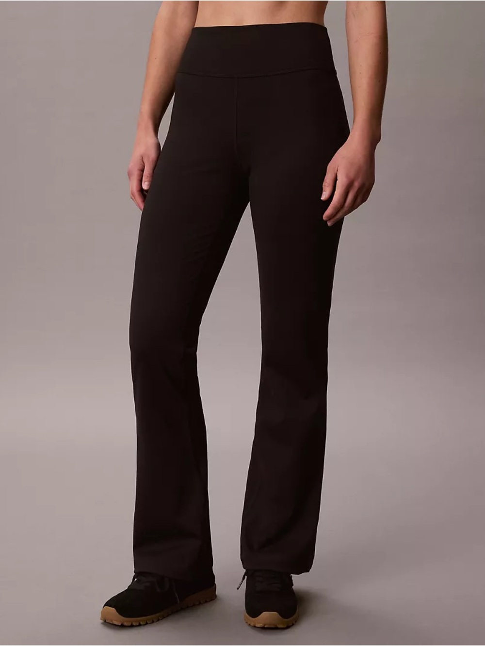 High-Rise Black Flare Yoga Pants Sport Performance Flared Leggings